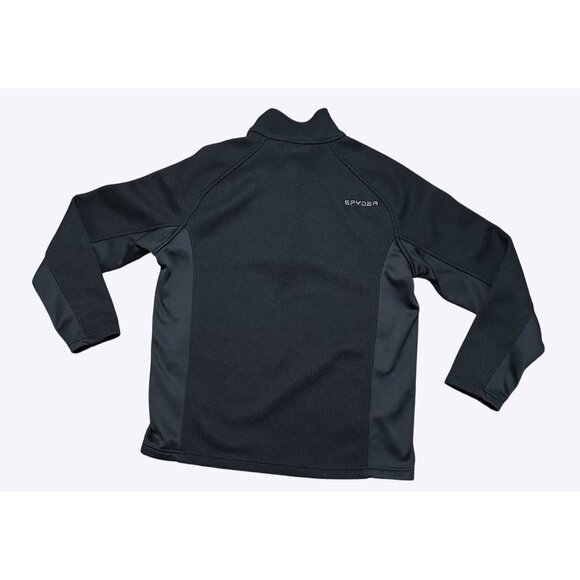 Spyder Mens Black 1/4-Zip Outbound Stryke Sweater Jacket Pullover Size XL - Picture 3 of 9